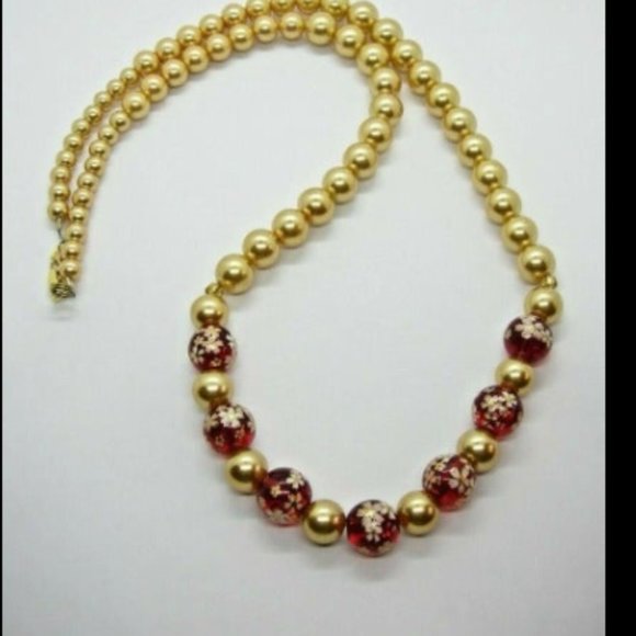 Christmas Necklace Set,Flower Necklace,Gift for Mom.Girlfriend Birthday Gift - Picture 6 of 6